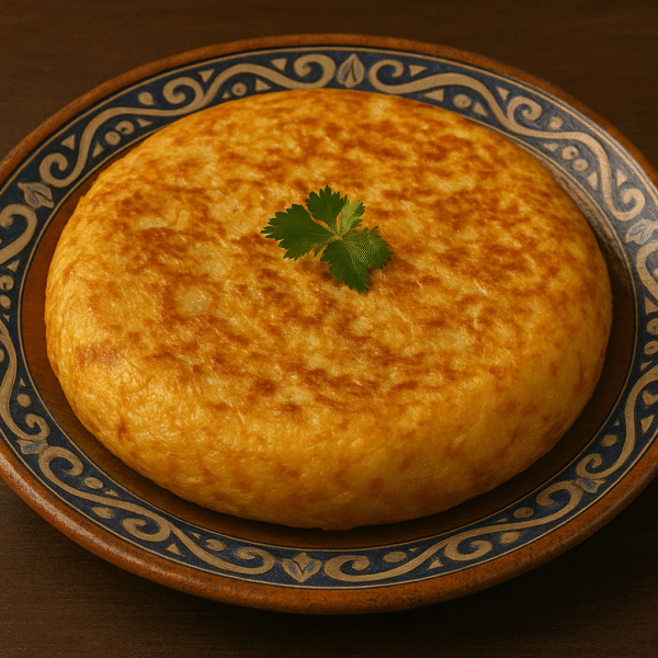 plato de tortilla de patatas