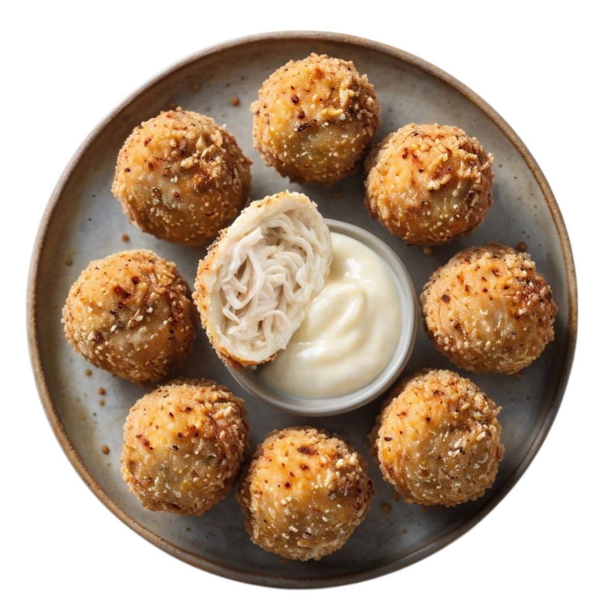 Croquetas caseras de pollo en Kokcha restaurante cerca de la Sagrada Familia