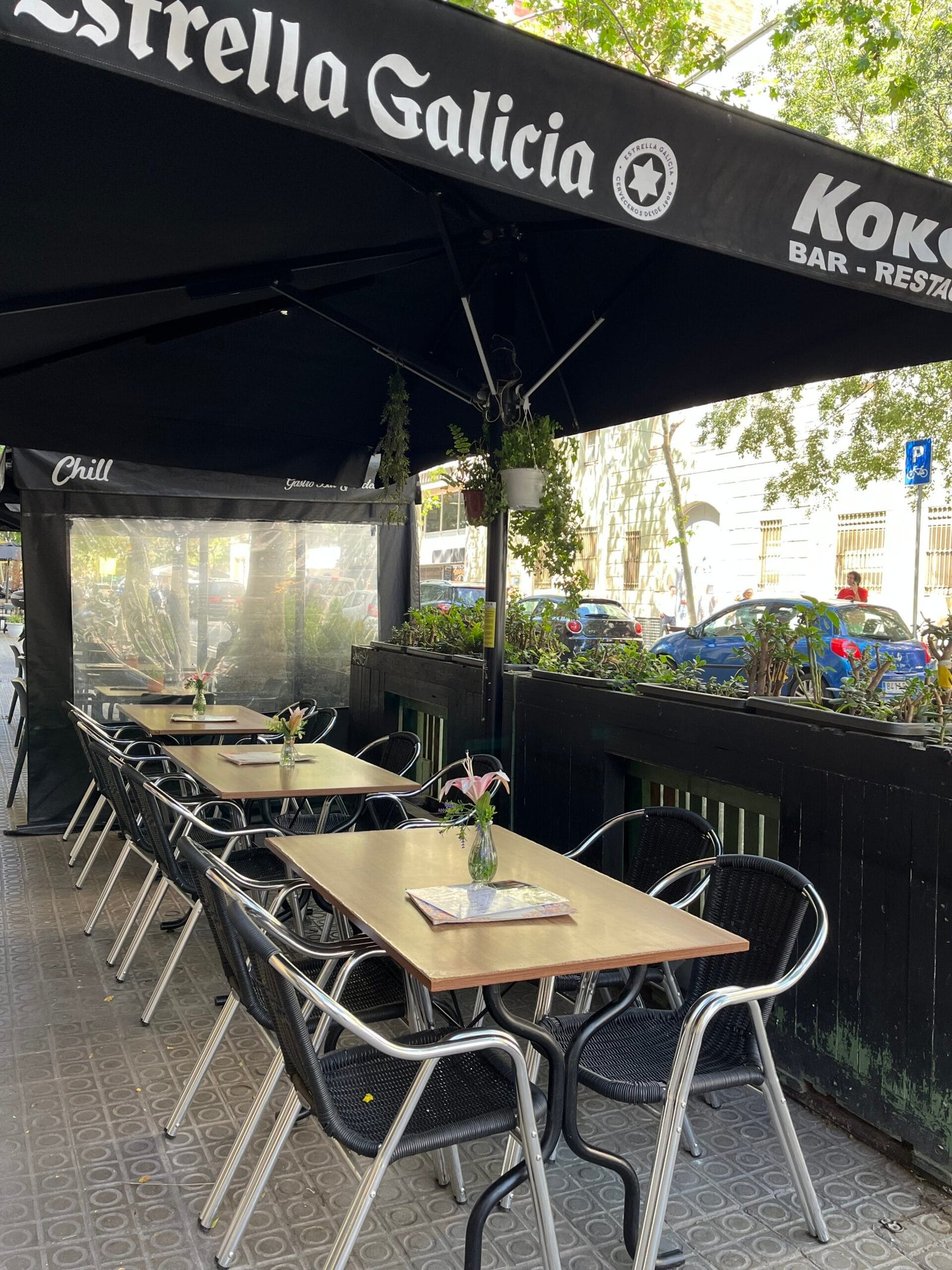 Rincón del local Kokcha en el Eixample, Barcelona